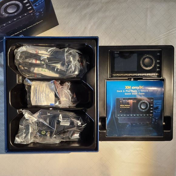 Sirius XM  OnyX Dock & Play Radio + Vehicle Kit - Satellite Radio - XDNX1V1 - Picture 1 of 16